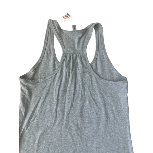 HOOTERS Squad Goals Gray Racerback Tank Top Sz S NEW - Picture 6 of 7